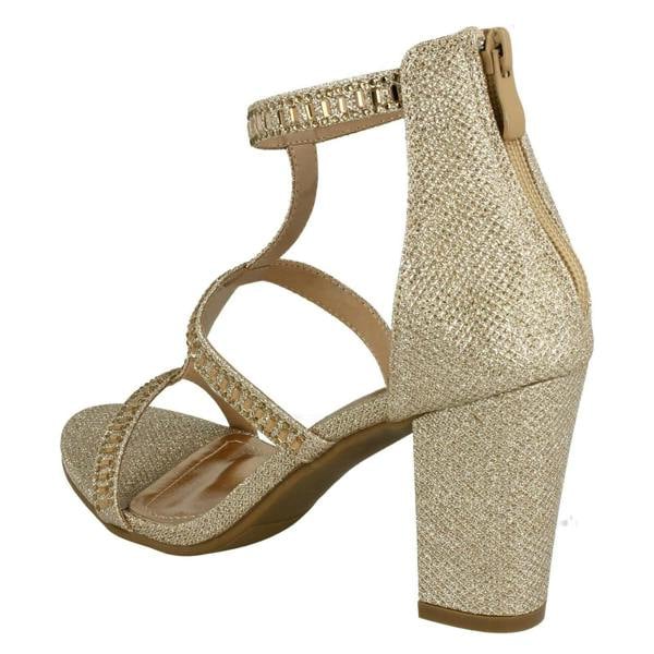 Anne Michelle Ladies Anne Michelle Diamante Sandals