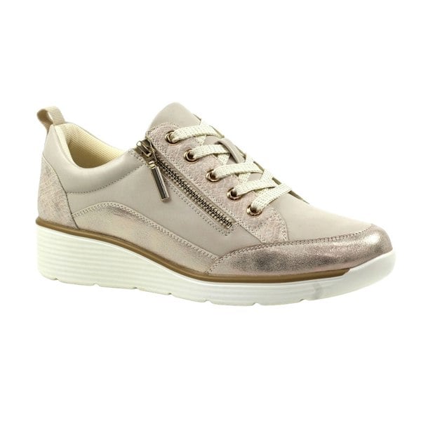 Lunar Womens/Ladies Kiley Trainers - Beige