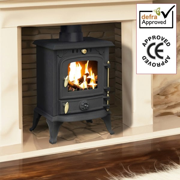 RoyalFire Royal Fire 4.5kW Cast Iron Wood and Coal Burning Stove