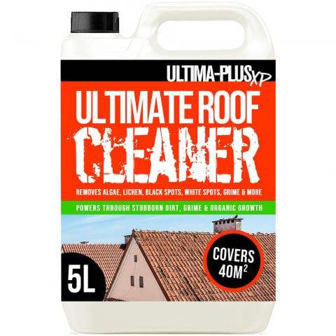 Ultima Plus XP Ultima-Plus XP Ultimate Roof Cleaner - Removes Dirt, Grime, Lichen, Black Spots, White Spots, Moss, Mould and Algae (5 Litres)