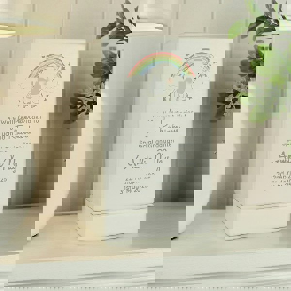 Personalised Memento Company Personalised Childs Memorial Small Wooden Urn