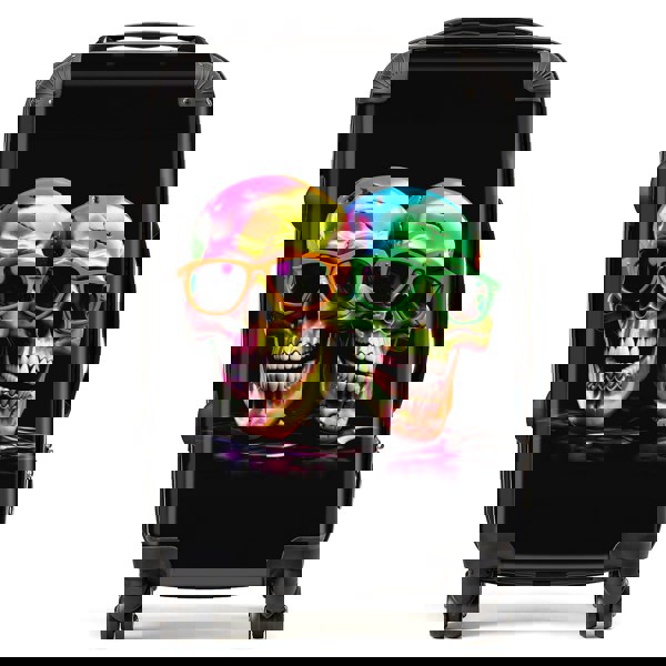 Warren Reed Happy Skeletons In Sunglasses Suitcase