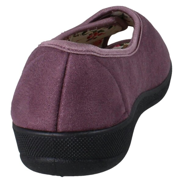 Jo & Joe Ladies Jo & Joe Hook And Loop Open Toe Slippers Martha