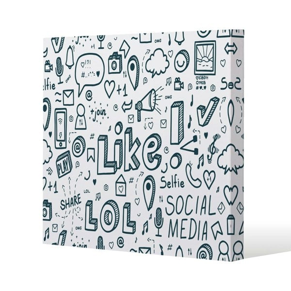 Benjamin Tate Design Social media (Canvas Print)