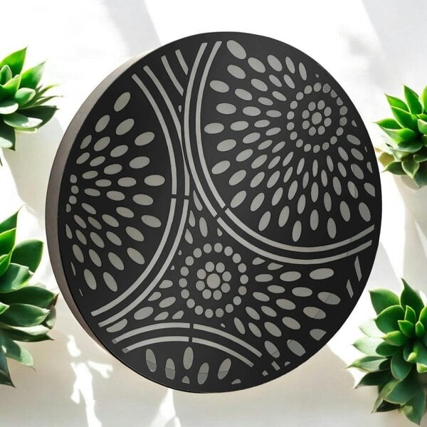 EDH Door Hardware Metal Moroccan Solar Wall Panel