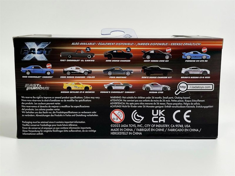 Jada Fast and Furious Fast X 2006 Dodge Charger Heist Car 1:32 Scale Jada 33374