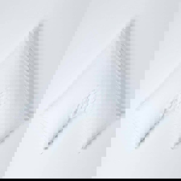 HOMESCAPES French Flax Linen V Shaped Pillowcase