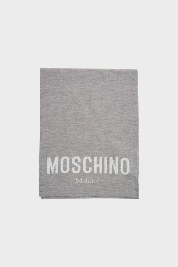 Moschino Scarf Gray Moschino Woman