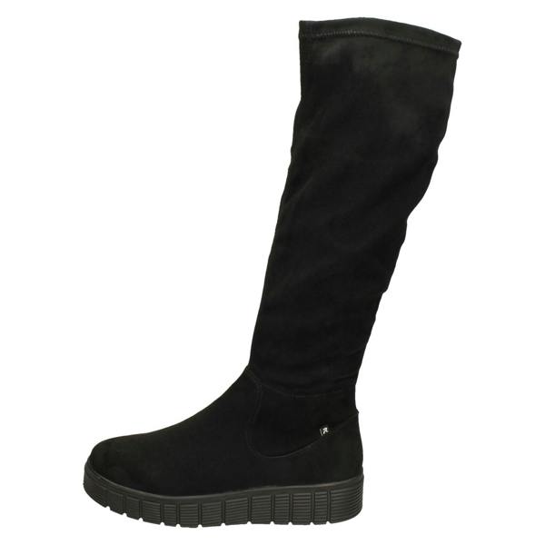 Rieker Ladies Rieker Knee High Platform Wedge Boots W1080