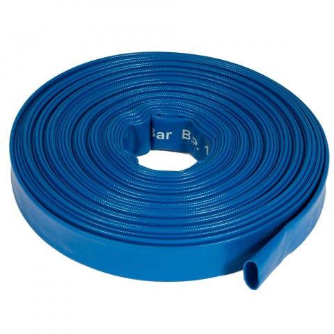 Mylek Pro-Kleen 25M PVC Heavy Duty Layflat Submersible Pump Hose For Flood Water, Hot Tubs, Ponds