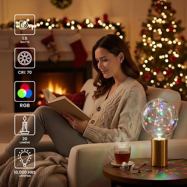 BELL Lighting E27 RGB Fairy LED Globe Bulb Colour Changing Decorative Light
