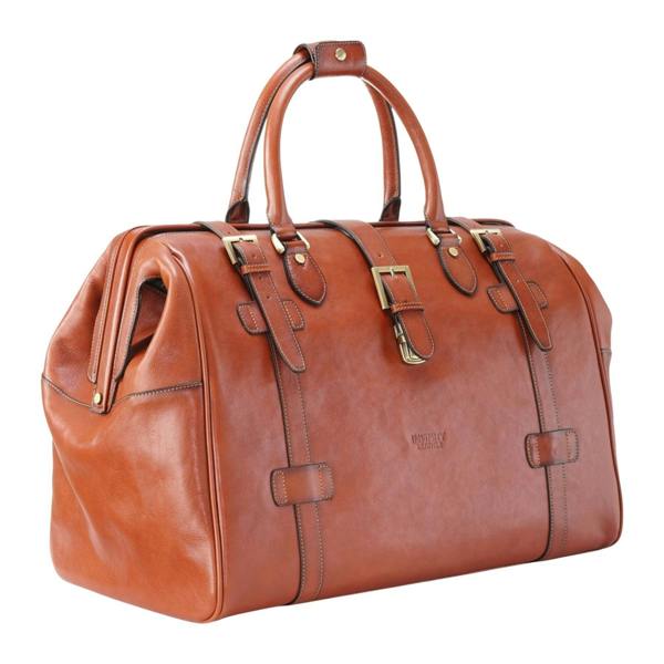 Infinity Leather Genuine Leather Duffle Holdall Vintage Travel Gym Bag - Windsor