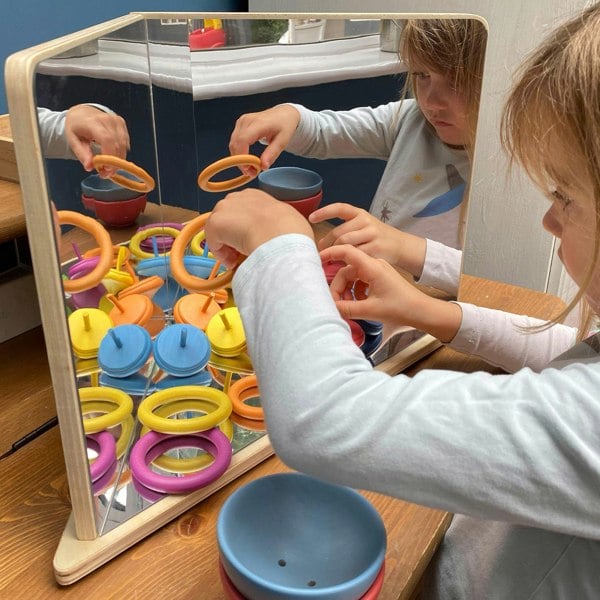 tickit Wooden 4-Way Mirror
