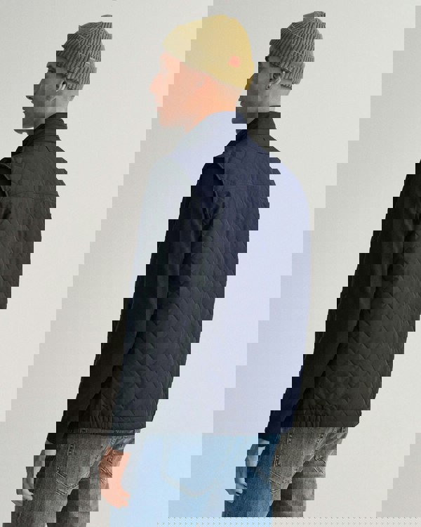 GANT Mens Quilted Windcheater Vest - 433 Evening Blue