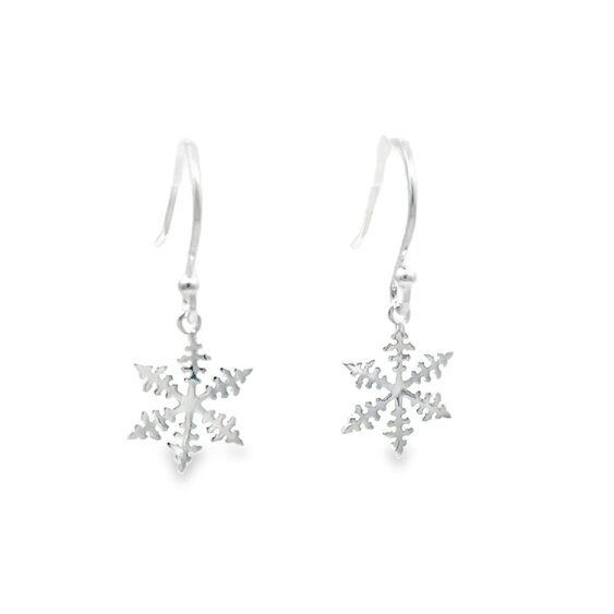 Reeves & Reeves Snowflake Drop Earrings
