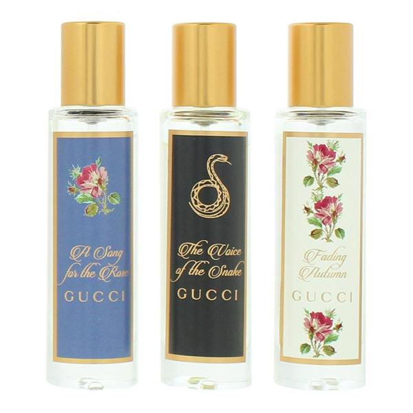 Gucci The Alchemist's Garden A Song for The Rose, The Voice of The Snake, Fading Autumn Eau de Parfum 3 x 15ml Gift Set