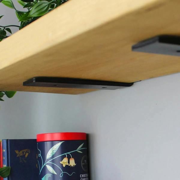 Pair of Powder Coated Shelf Brackets