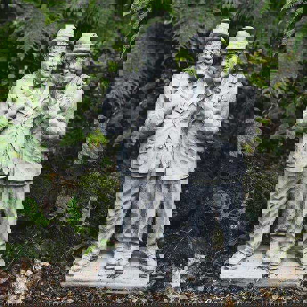 Laurel and Hardy Detailed Comical Garden Ornament