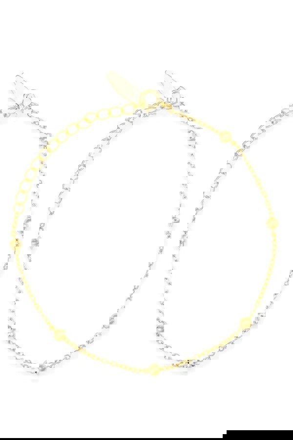 Dainty 14K Gold Beaded Bracelet - Bracelets - Elk & Bloom