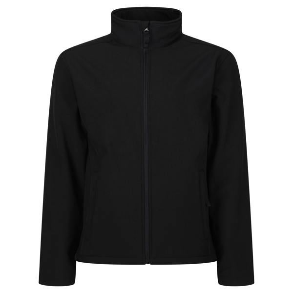 Regatta Professional Reid Mens Softshell Wind Resistant Water Repellent Jacket - Black - 