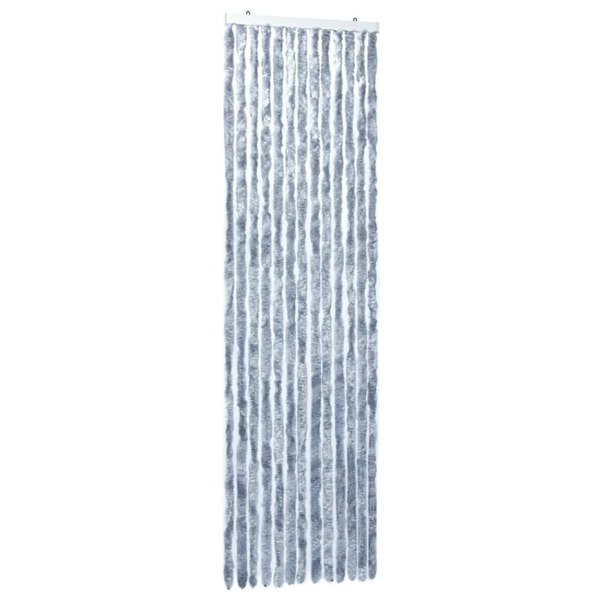 Berkfield Insect Curtain Silver 56x200 cm Chenille