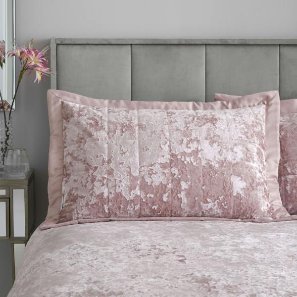 Catherine Lansfield Crushed Velvet Pillowsham Pair