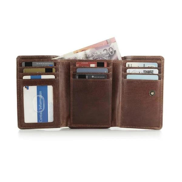 PRIMEHIDE Leather Purse Trifold - Eterna Aura
