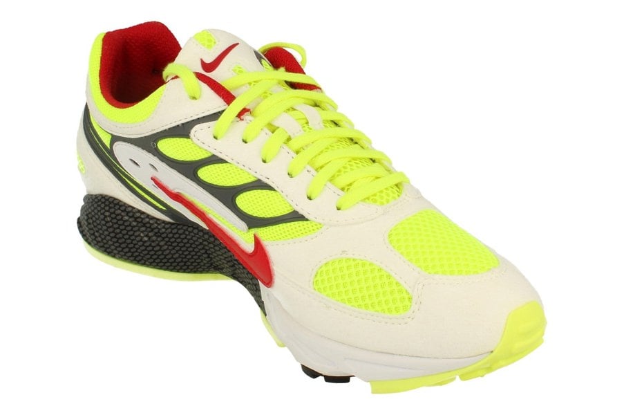 Nike Air Ghost Racer Mens At5410  100 - White Atom Red Neon Yellow 100 - Photo 3