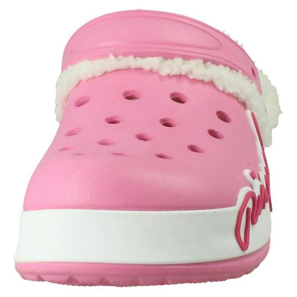 Pineapple Girls Pineapple Light Up Fluffy Lined Clogs H2719