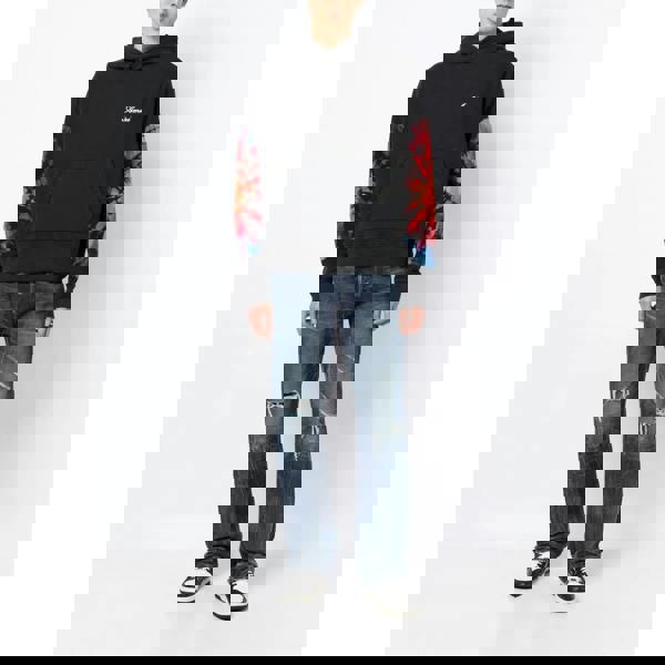 Amiri Spot Tie Dye Hoodie   in  Black