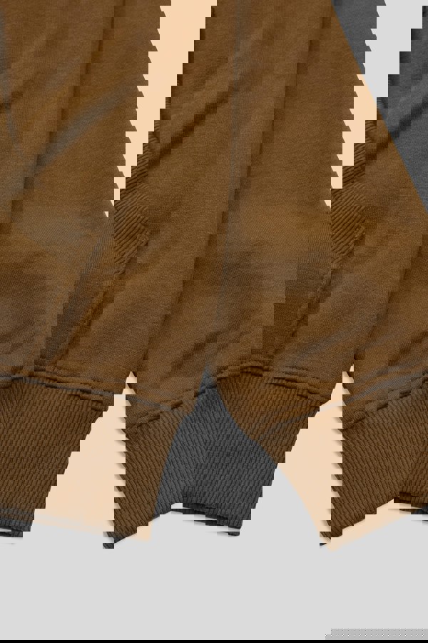 ENORSIA Men's Contrast Piping Detail Zip Front Hoodie