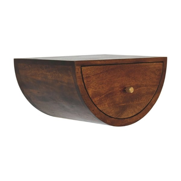 Artisan Furniture Chestnut Crescent Floating Bedside