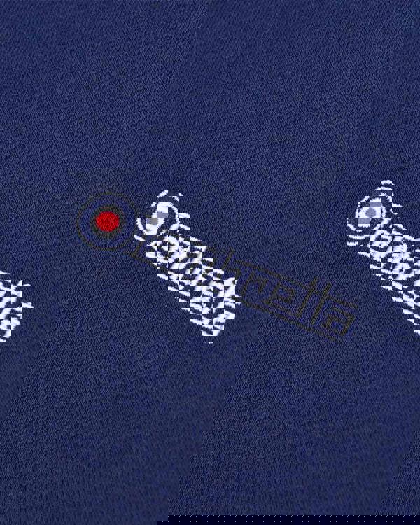 Lambretta Mens 1/4 Zip Pull Logo Classic Pull Over Sweatshirt