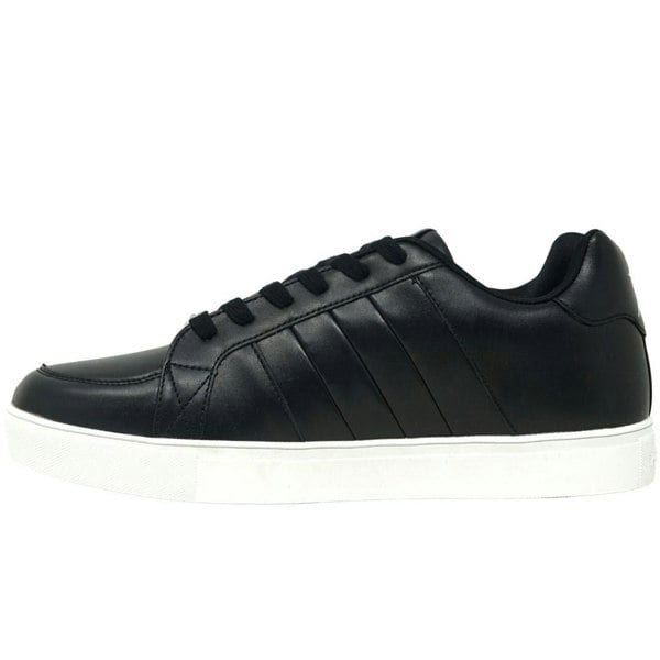 Plein Sport Block Logo Men's Sneakers - Black & White