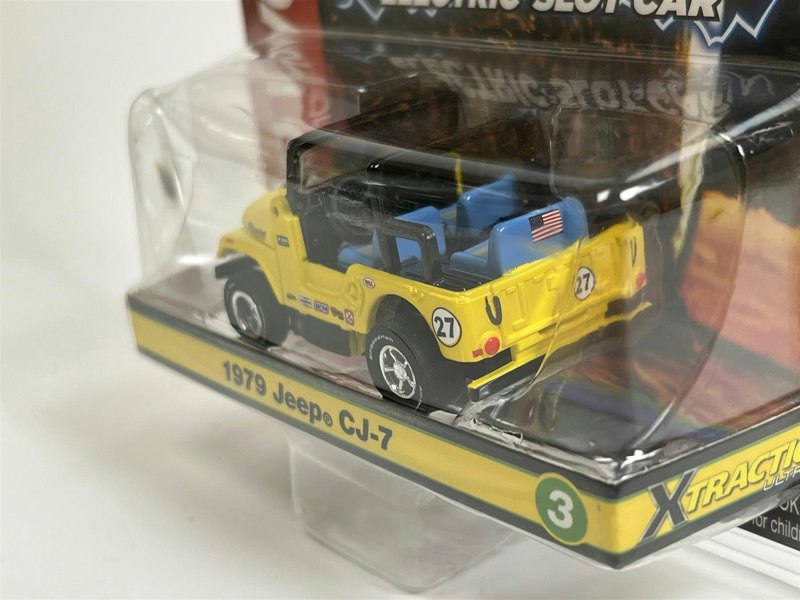 Auto World Slot Cars 1979 Jeep CJ-7 #27 HO Scale Slot Car X Traction Rally Auto World SC380-3d