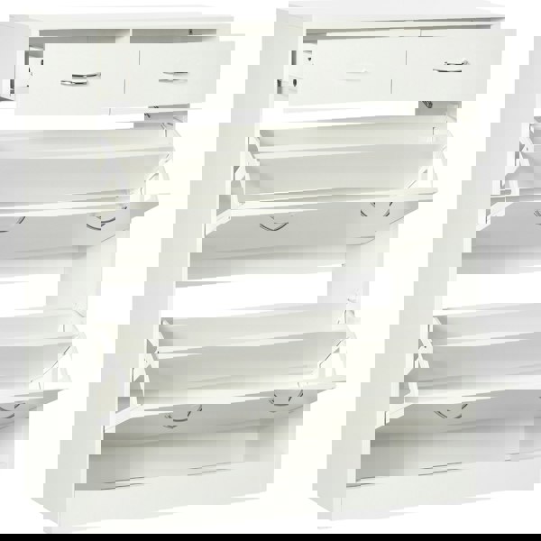Flip-down Shoe Cabinet