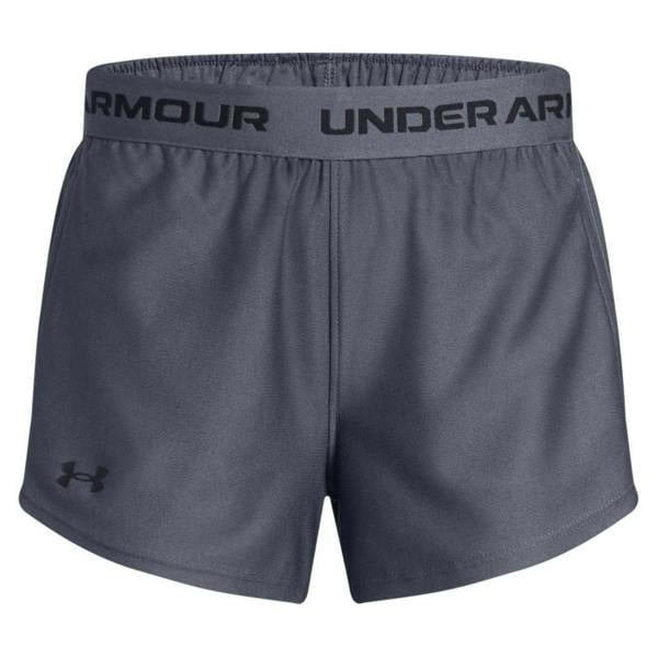 Under Armour Girls Play Up Shorts - Downpour Grey - 