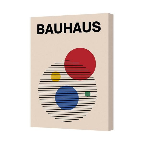 Benjamin Tate Design Bauhaus Inspired Abstract Canvas Wall Art Print For Living Room