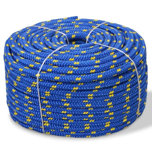 Berkfield Marine Rope Polypropylene 12 mm 250 m Blue