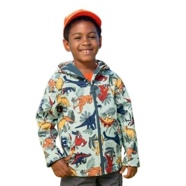 Mountain Warehouse Childrens/Kids Exodus Printed Softshell Water Resistant Jacket - Multicoloured - 