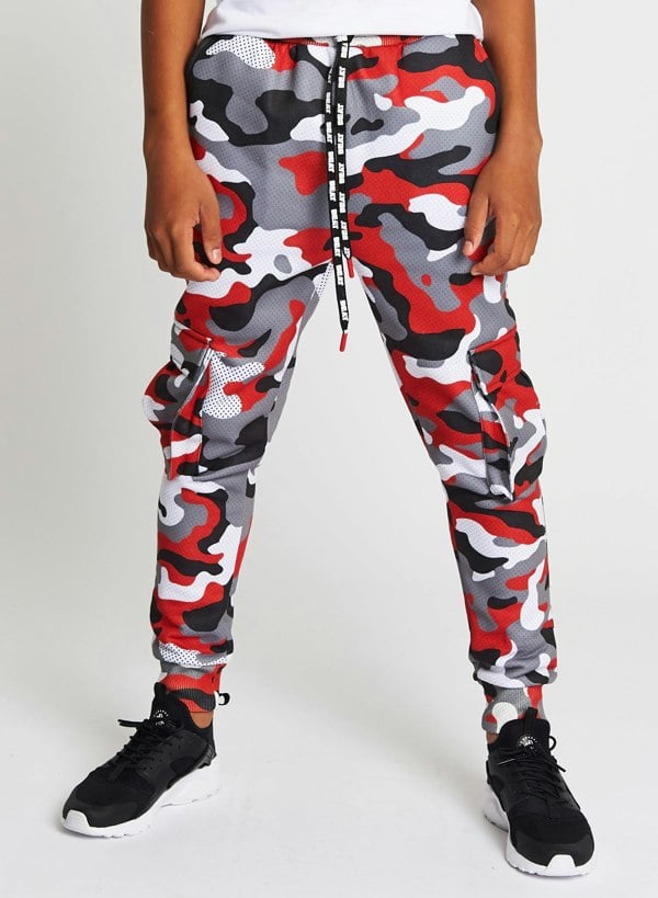 Buy Alpha Combat Joggers - Red Camo from Beat Boyz Club from £22.99