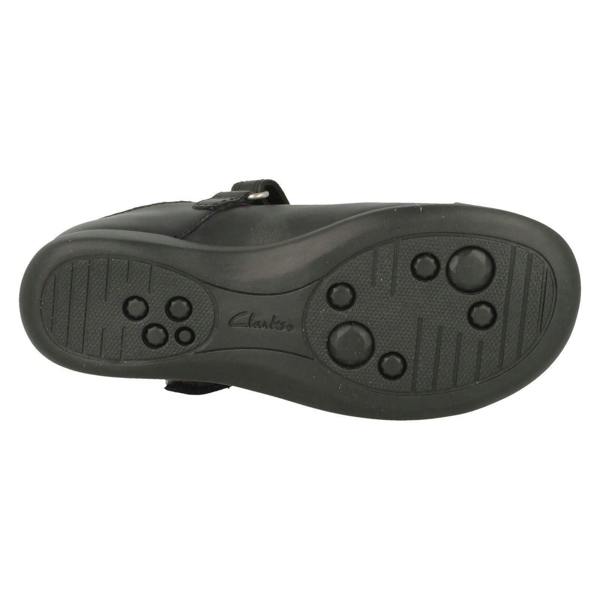 Clarks Girls Clarks Studded Strap School Shoes Prime Walk