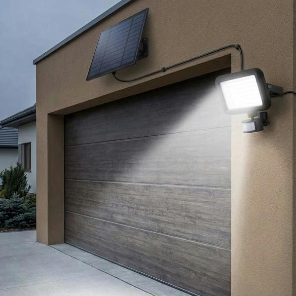 Solar PIR Millennium 1000L Super Bright Motion Activated Floodlight