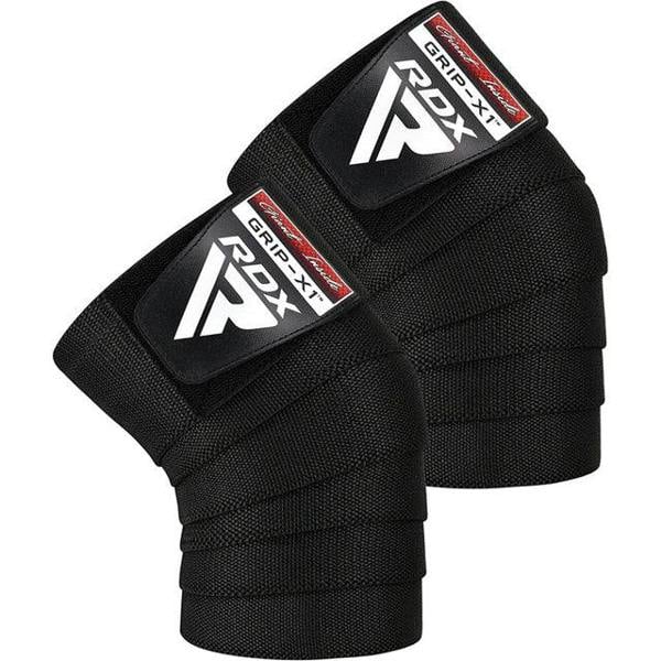 RDX Sports GYM KNEE WRAPS K1 FULL BLACK