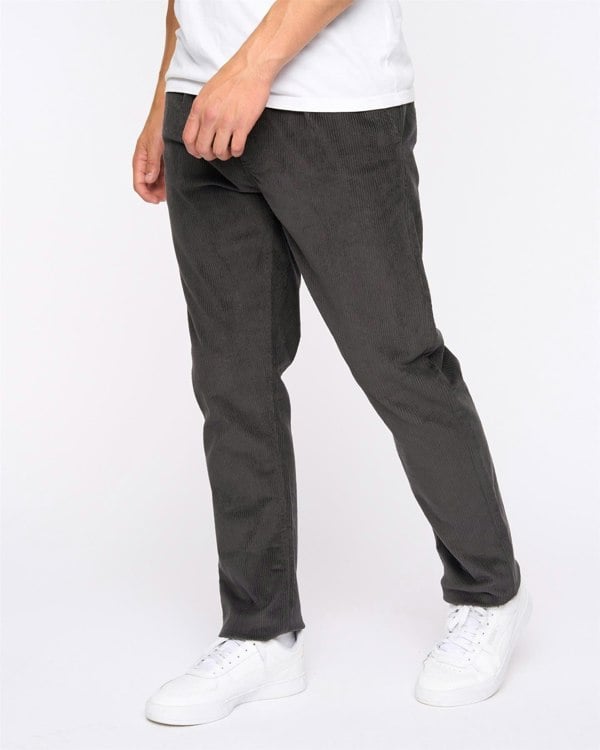 Crosshatch Cordout Loose Pants Anthracite