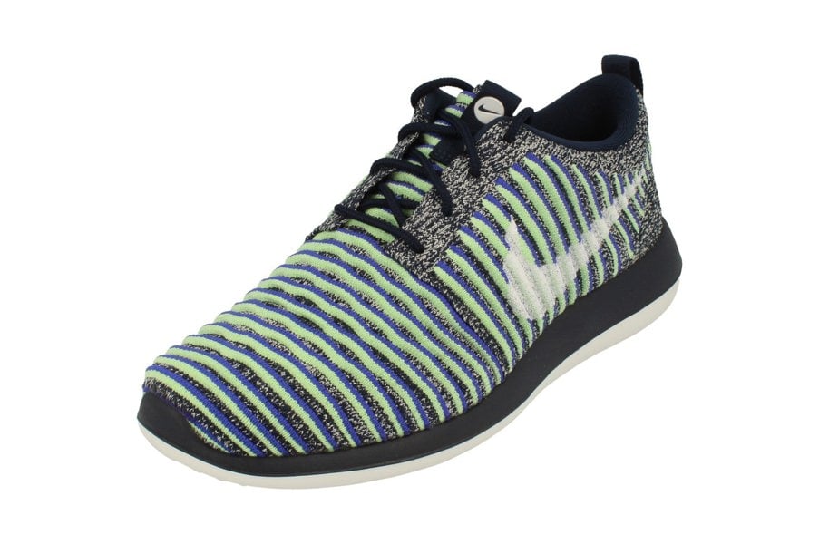 Nike Womens Roshe Two Flyknit 844929  401 - College Navy White Blue 401 - Photo 0