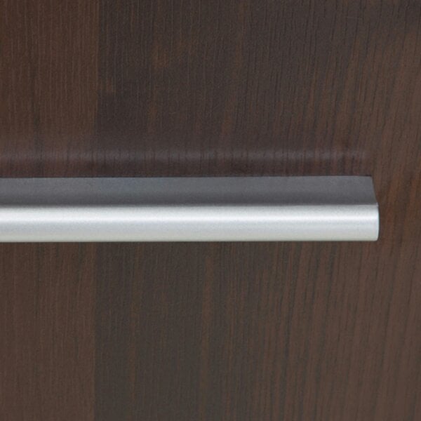 Wyld Haus Sonderborg Dark Mahogany Tall Narrow Cabinet 1 Door 2 Drawers