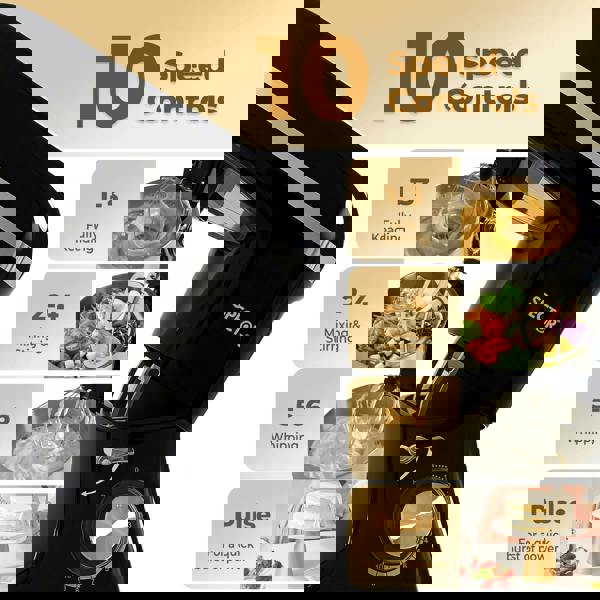 Spector Electric Food Stand Mixer 8L Stainless Steel Mixing Bowl 1300W 10 Speeds