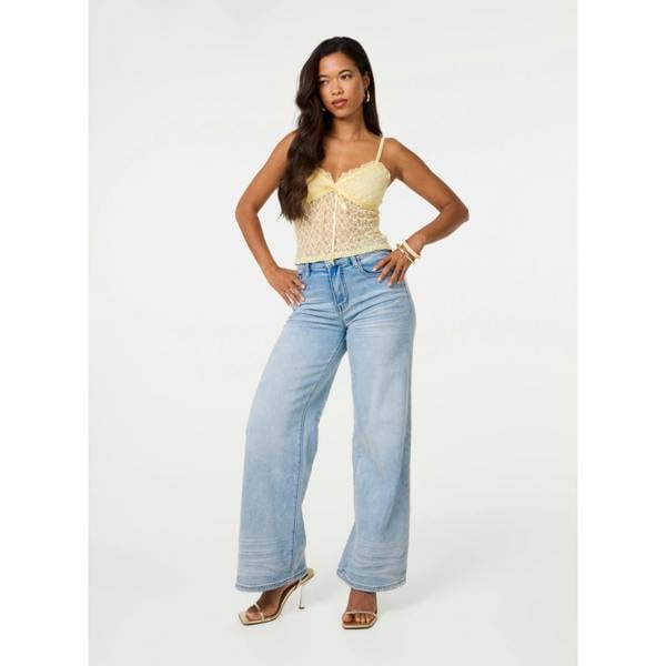 Pink Vanilla Lace Cami Top