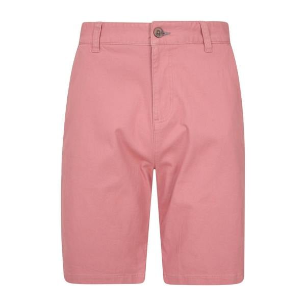 Mountain Warehouse Mens Organic Chino Shorts - Pink - 